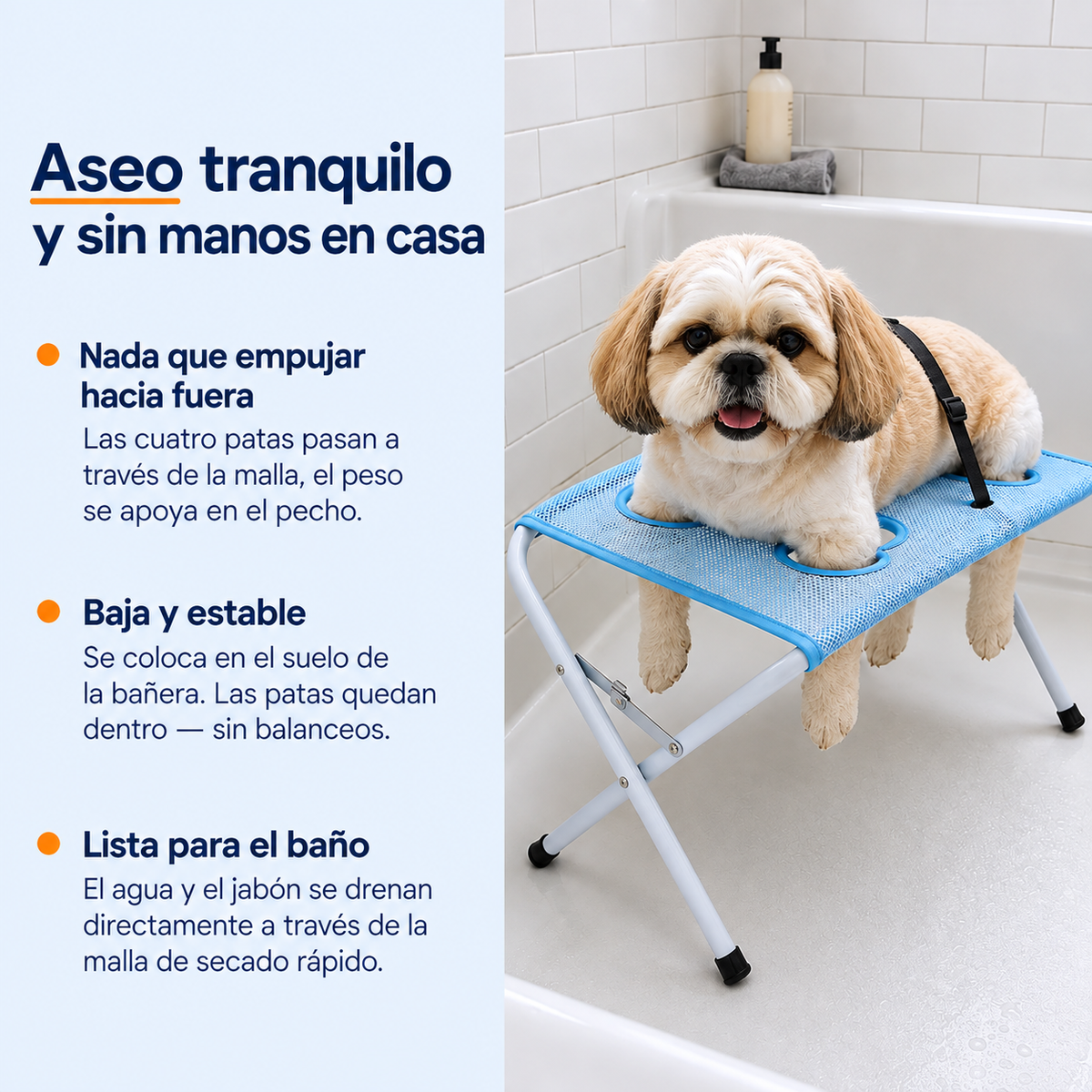 Soporte de Baño Para Perros & Gatos