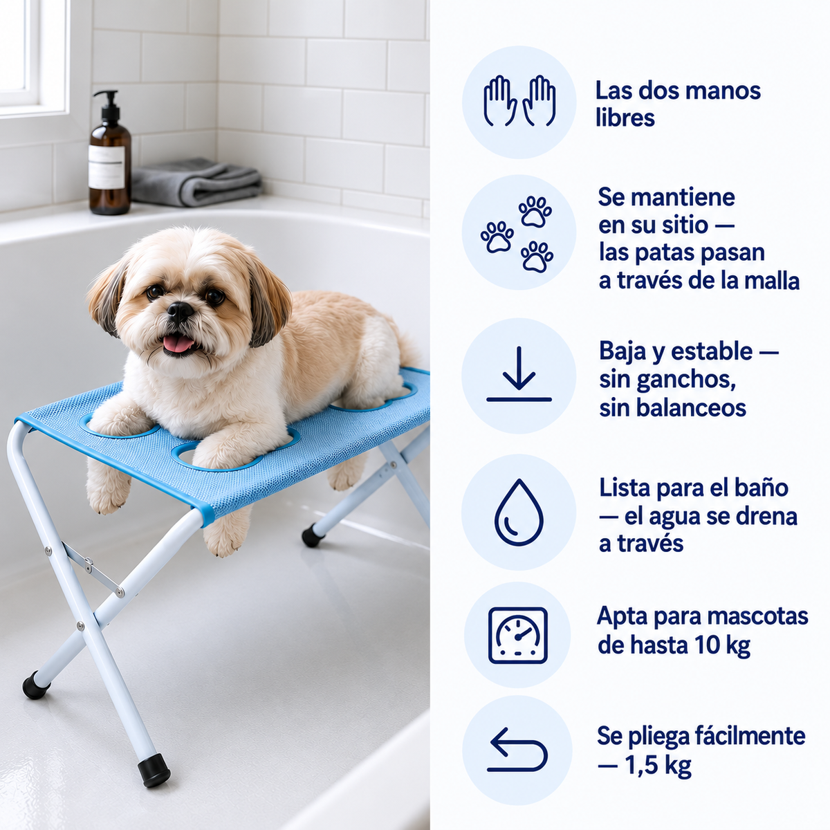 Soporte de Baño Para Perros & Gatos