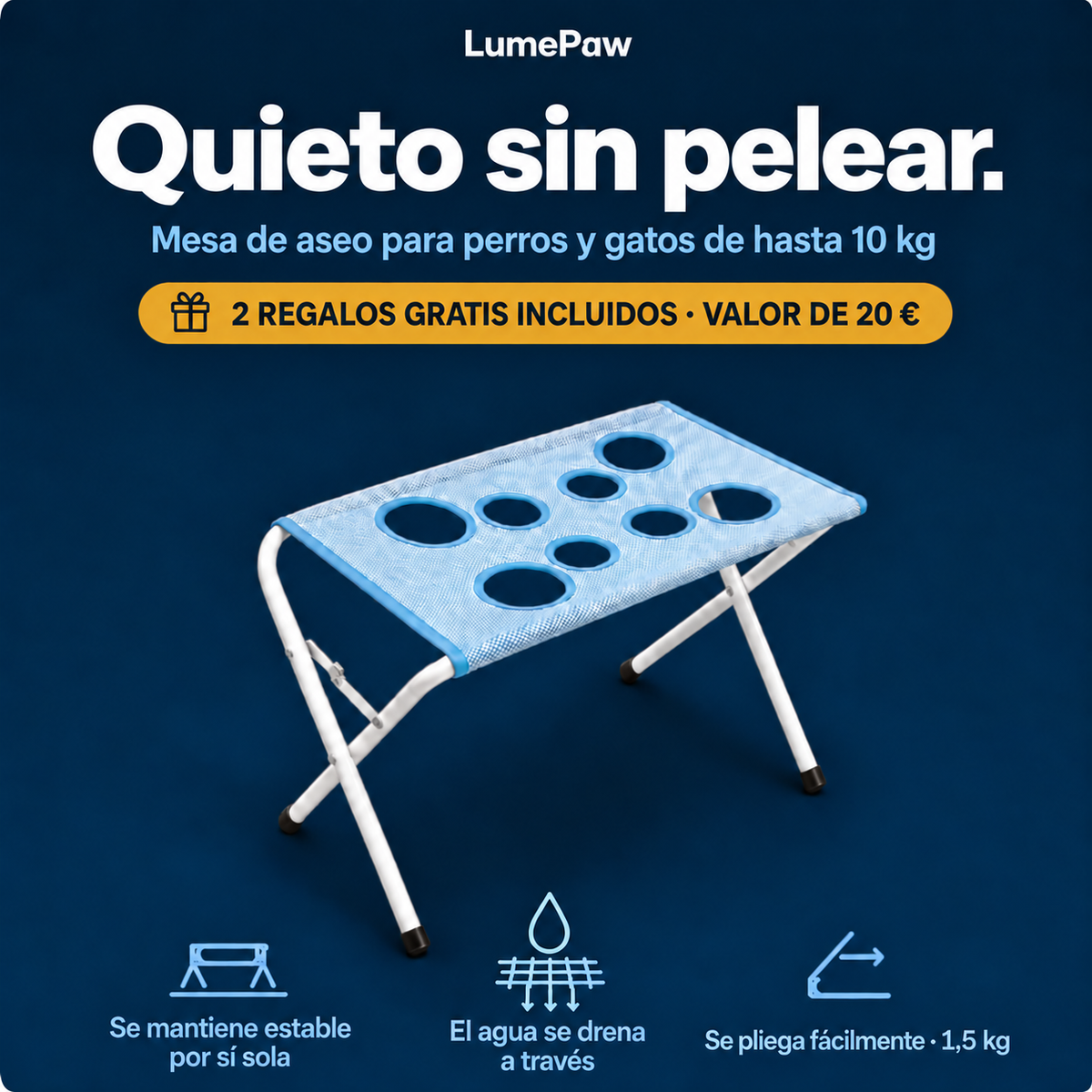 Soporte de Baño Para Perros & Gatos